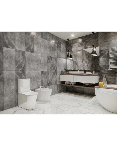 Унитаз-компакт безободковый с сиденьем микролифт Timo Inari TK-501