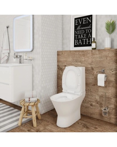 Унитаз-компакт безободковый с сиденьем микролифт IDDIS Edifice EDIRDSEi24