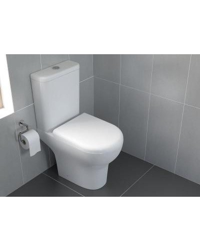 Унитаз компакт Vitra Zentrum Open-Back 9012B003-7204 с бачком и сиденьем Микролифт