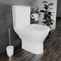 Унитаз-компакт безободковый с сиденьем микролифт Damixa Palace Grand 468600SC