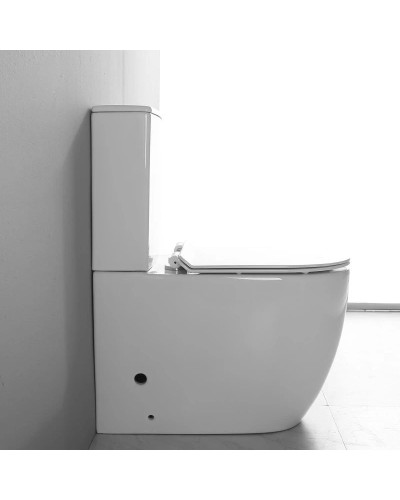 Унитаз-компакт безободковый с сиденьем микролифт Bogner BR-2200