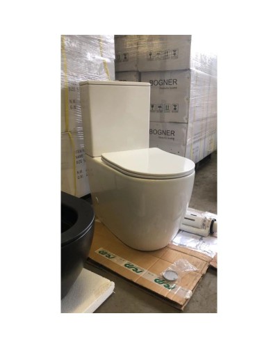 Унитаз-компакт безободковый с сиденьем микролифт Bogner BR-2200