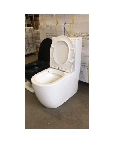 Унитаз-компакт безободковый с сиденьем микролифт Bogner BR-2200