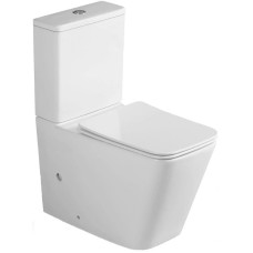 Унитаз-компакт безободковый с сиденьем микролифт Bogner BR-2201