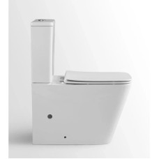 Унитаз-компакт безободковый с сиденьем микролифт Bogner BR-2201