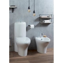 Унитаз-компакт безободковый с сиденьем микролифт Jacob Delafon Nouvelle Vague UJK102-00 + ETL212-00 + E20068-00