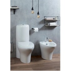 Унитаз-компакт безободковый с сиденьем микролифт Jacob Delafon Nouvelle Vague UJK102-00 + ETL212-00 + E20068-00