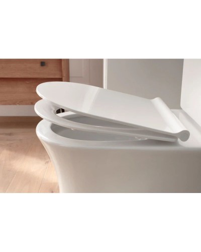 Унитаз-компакт безободковый с сиденьем микролифт Jacob Delafon Aleo UJAL102-0 + ETAL212-0 + E33127-0