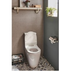 Унитаз-компакт безободковый с сиденьем микролифт Jacob Delafon Soprano UJAK102-0 + ETAK212-0 + E33127-0