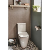 Унитаз-компакт безободковый с сиденьем микролифт Jacob Delafon Soprano UJAK102-0 + ETAK212-0 + E33127-0