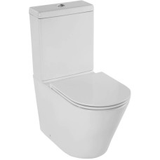 Унитаз-компакт безободковый с сиденьем микролифт Jacob Delafon Rodin+ UJAB102-00 + ETAB232-00 + E23280-00