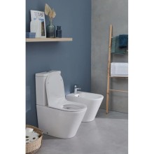 Унитаз-компакт безободковый с сиденьем микролифт Jacob Delafon Rodin+ UJAB102-00 + ETAB232-00 + E23280-00