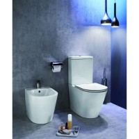 Унитаз-компакт безободковый с сиденьем микролифт Jacob Delafon Rodin+ UJAB102-00 + ETAB232-00 + E23280-00