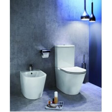 Унитаз-компакт безободковый с сиденьем микролифт Jacob Delafon Rodin+ UJAB102-00 + ETAB232-00 + E23280-00