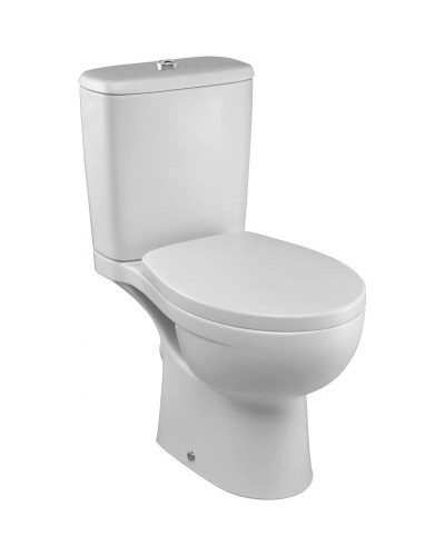Унитаз-компакт безободковый с сиденьем микролифт Jacob Delafon Patio UJV102-00 + ETB212-00 + E70021-00