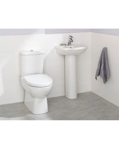 Унитаз-компакт с сиденьем микролифт Jacob Delafon Panache E1370-00 + E1368-00 + E70008-00