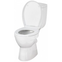 Унитаз-компакт безободковый с сиденьем Jacob Delafon July E24541RU-0 + E24542RU-0