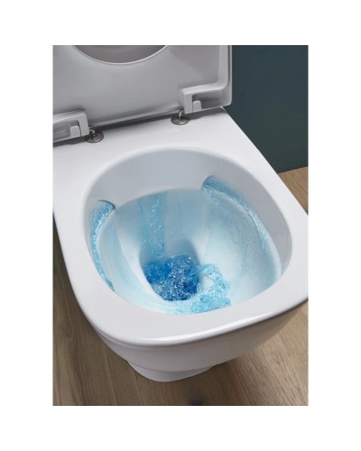 Унитаз-компакт безободковый с сиденьем микролифт Jacob Delafon Struktura UJAJ102-WTE + ETAG212-WTE + E70024-WTE