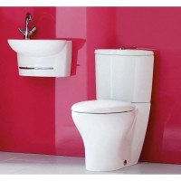 Унитаз-компакт с сиденьем микролифт Jacob Delafon Presquile 19077-00 + E1425-00