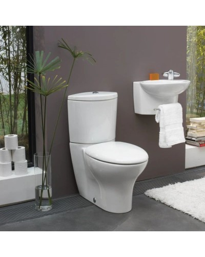 Унитаз-компакт с сиденьем микролифт Jacob Delafon Presquile 19077-00 + E1425-00