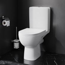 Унитаз компакт AM.PM Gem C908607SC с бачком и сиденьем Микролифт