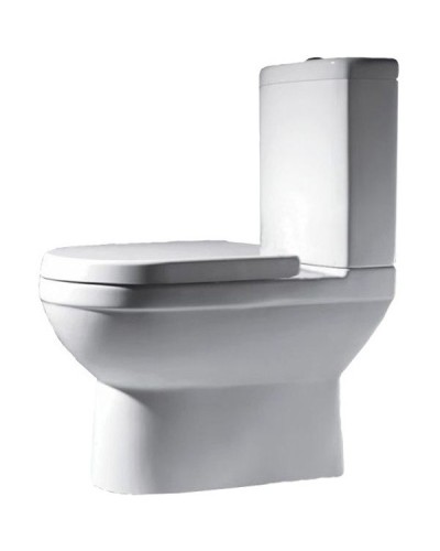 Унитаз компакт Bravat CX01019UW-P-RUS без бачка, с сиденьем Микролифт