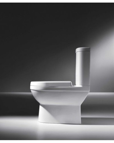 Унитаз компакт Bravat CX01019UW-P-RUS без бачка, с сиденьем Микролифт