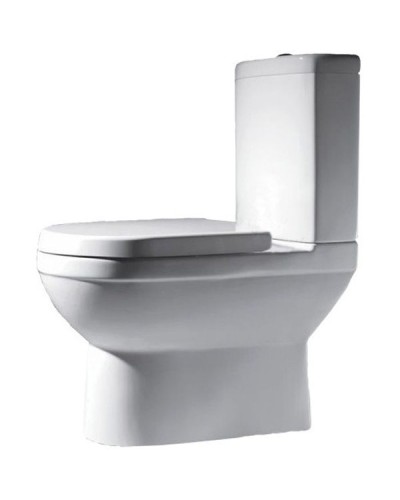 Унитаз компакт Bravat CX01014UW-P-RUS без бачка, с сиденьем Микролифт