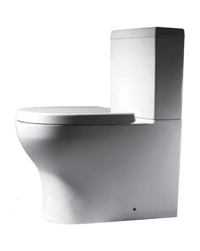 Унитаз компакт Bravat Rael CX01016UW-PA без бачка, с сиденьем Микролифт