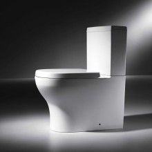 Унитаз компакт Bravat Rael CX01016UW-PA без бачка, с сиденьем Микролифт