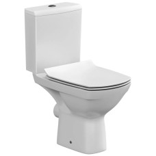 Унитаз-компакт безободковый с сиденьем микролифт Cersanit Carina KO-CAR011-3/5-COn-S-DL