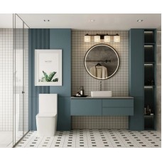 Унитаз-компакт безободковый с сиденьем микролифт Abber Rechteck AC1210