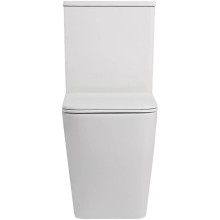 Унитаз-компакт безободковый с сиденьем микролифт Abber Rechteck AC1210