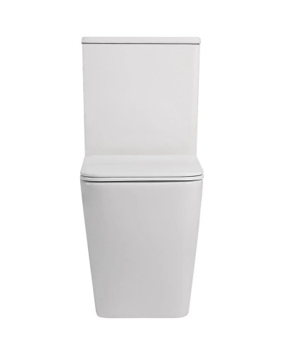 Унитаз-компакт безободковый с сиденьем микролифт Abber Rechteck AC1210