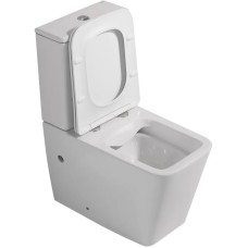 Унитаз-компакт безободковый с сиденьем микролифт Abber Rechteck AC1210