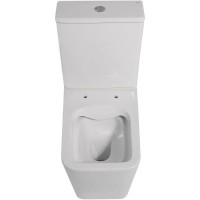 Унитаз-компакт безободковый с сиденьем микролифт Abber Rechteck AC1210