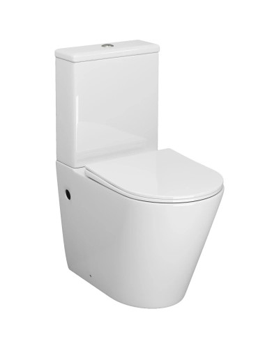 Унитаз-компакт безободковый с сиденьем микролифт Grossman GR-4480S