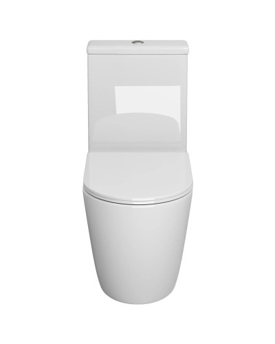 Унитаз-компакт безободковый с сиденьем микролифт Grossman GR-4480S