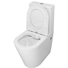 Унитаз-компакт безободковый с сиденьем микролифт Grossman GR-4480S