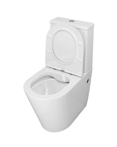 Унитаз-компакт безободковый с сиденьем микролифт Grossman GR-4480S