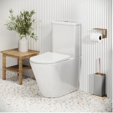 Унитаз-компакт безободковый с сиденьем микролифт Grossman GR-4480S