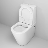 Унитаз-компакт безободковый с сиденьем микролифт Grossman GR-4480MS