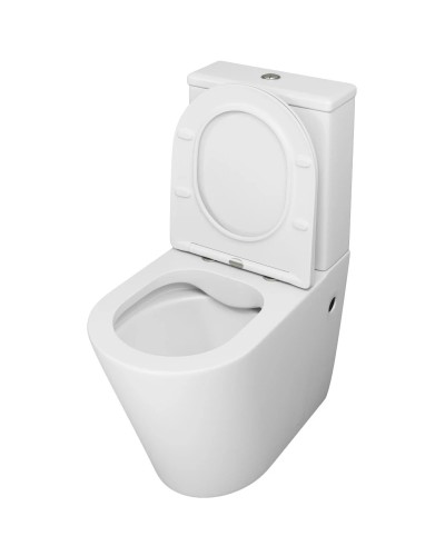 Унитаз-компакт безободковый с сиденьем микролифт Grossman GR-4480MS