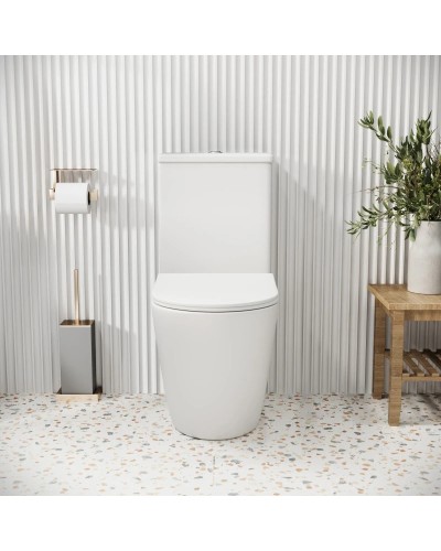 Унитаз-компакт безободковый с сиденьем микролифт Grossman GR-4480MS