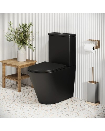 Унитаз-компакт безободковый с сиденьем микролифт Grossman GR-4480BMS