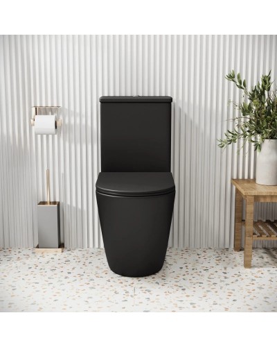 Унитаз-компакт безободковый с сиденьем микролифт Grossman GR-4480BMS