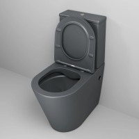 Унитаз-компакт безободковый с сиденьем микролифт Grossman GR-4480GMS