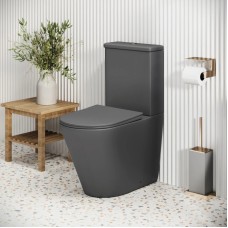 Унитаз-компакт безободковый с сиденьем микролифт Grossman GR-4480GMS