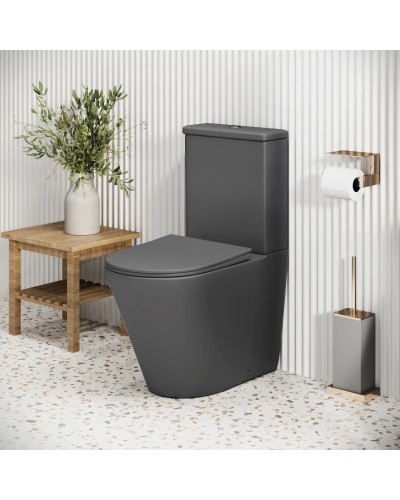 Унитаз-компакт безободковый с сиденьем микролифт Grossman GR-4480GMS