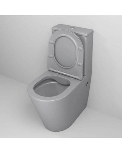 Унитаз-компакт безободковый с сиденьем микролифт Grossman GR-4480GLMS